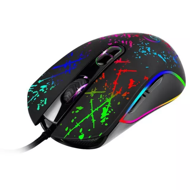 Souris De Jeu Câblée Mécanique G819 Allumant La Souris Optoélectronique RVB