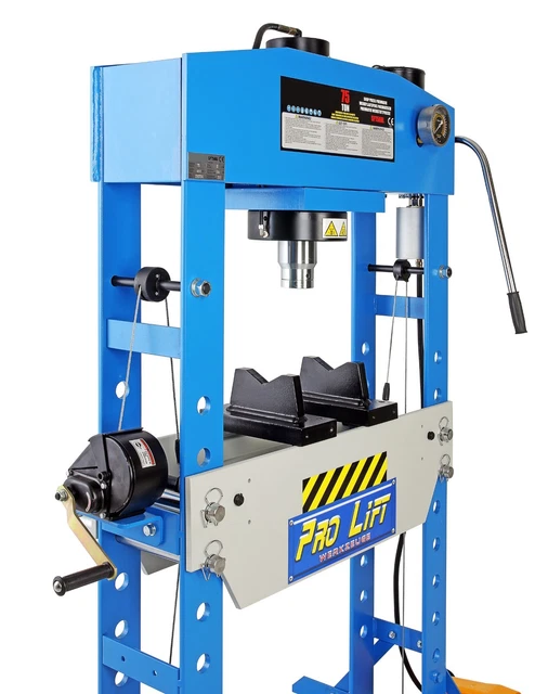Pressa da officina 75t pressa idraulica manuale + pneumatico. Tecnologia di montaggio Pro-Lift W0007
