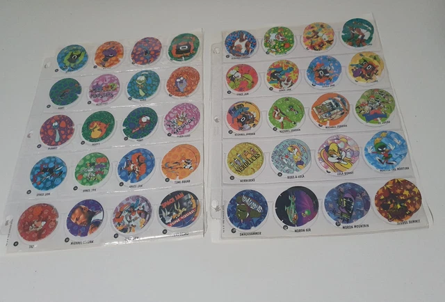 スペースジャム TAZOS コレクターズアルバム&メガタゾ　希少エラー品セット スペースジャム TAZOS コレクターズアルバム&メガタゾ 希少