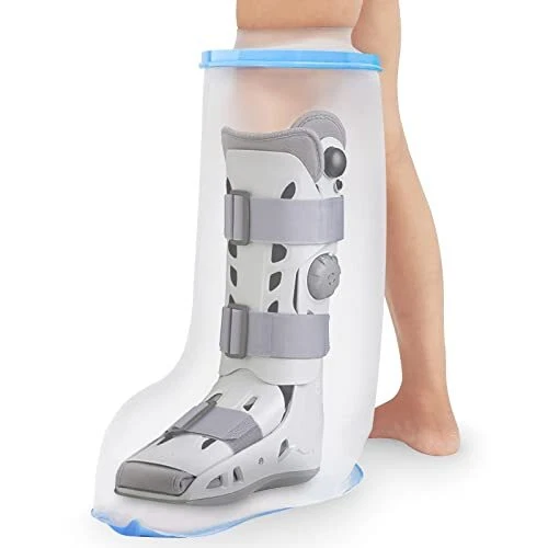 Cubierta de fundición de pierna extra ancha impermeable para adultos de ducha, extra XL-Extra ancha