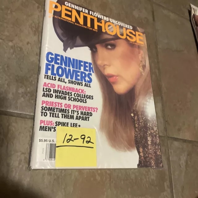 PENTHOUSE MAGAZINE DECEMBER 1992 Pet Of The Month Miss Anja Josefsen
