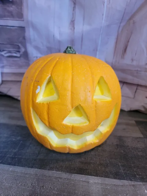 Halloween styrofoam jack-o'-lantern pumpkin Decor figure