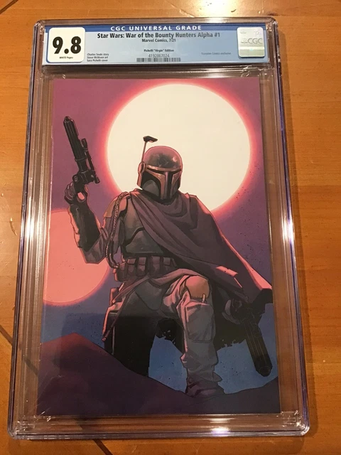 Star Wars: War Of The Bounty Hunters Alpha #1 9.8 Cgc Grade Cvr B Virgin