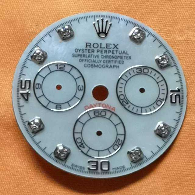 ROLEX QUADRANTE MADREPERLA Daytona 116520 116519 116509 aftermarket nuovo EUR 285 00 PicClick IT