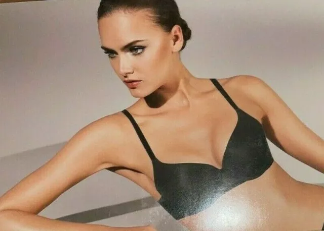 Wolford Sheer Touch Bra Size 70D USA: 32D Color: Black Style 69704 -14 