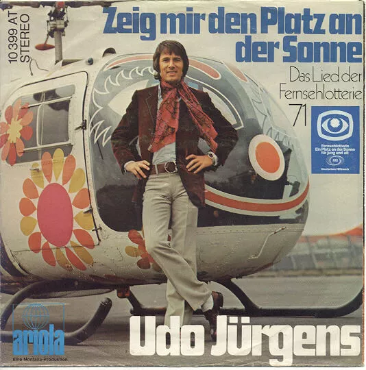 Udo Jürgens - Zeig Mir Den Platz An Der Sonne (7", Single) (Very Good Plus (VG+