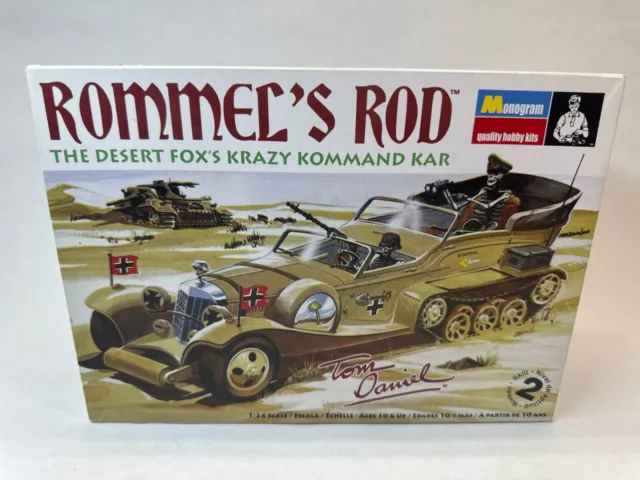 Monogram 1:24 Scale Tom Daniel Rommel's Rod Sealed Inside Boxed Model Kit