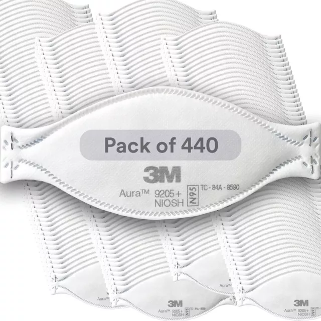 3M Aura 9205+ N95 Particulate Respirator Disposable Protective Mask