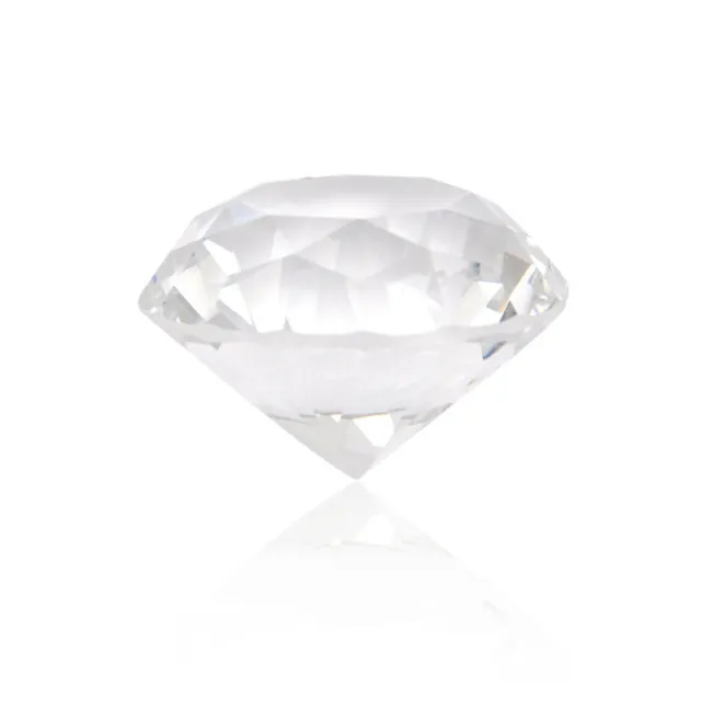 Glass Crystal Diamond Shape Paperweights Facet Jewel Wedding Decor Gift 30m H_hg
