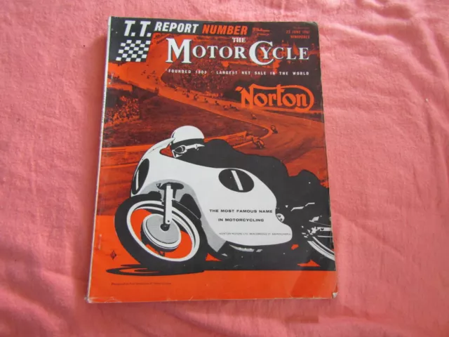 22 June 1961 The Motor Cycle Magazine T.t. Report Number