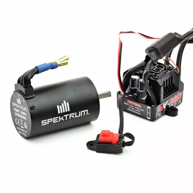3S Upgrade Kit Spektrum Firma 3660 3200Kv 4Pole Motor Arrma BLX100 Brushless ESC