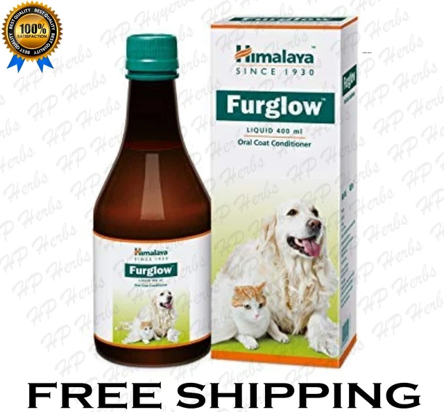 Himalaya Furglow Piel Y Abrigo Tónico 400ML, Oral Acondicionador para Perro Cat