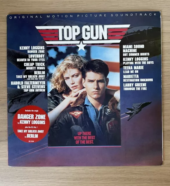 Top Gun:original Motion Picture Soundtrack~1986~Vinyl~Cbs 70296