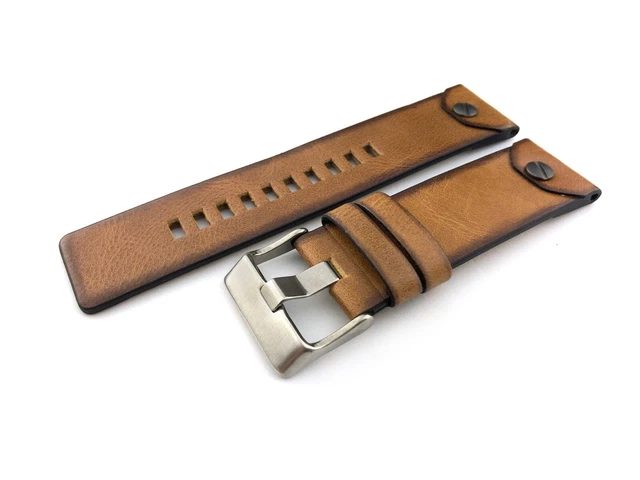 HuanJ Mode Koeienhuid Horlogeband Met Klinknagel Riem Armband