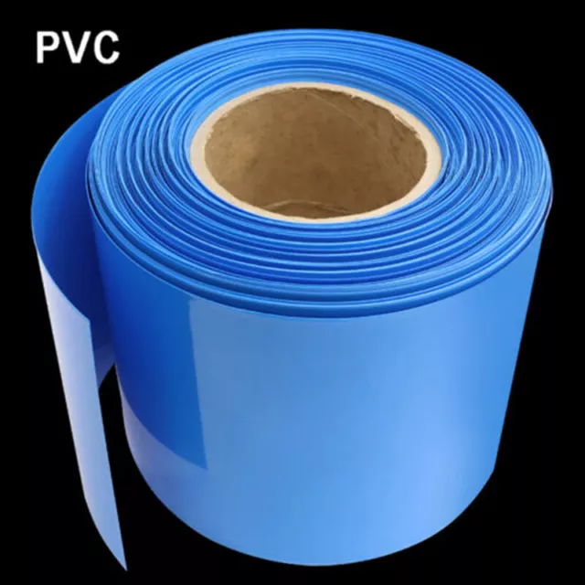 PVC Heat Shrink Tubing Wrap Blue/Clear RC Battery Pack 103-250mm LiPO NiMH NiCd 2