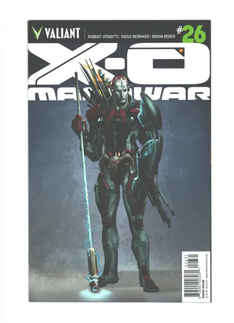 X-O Manowar #26 - Clayton Crain 1:10 Incentive Character Design Variant