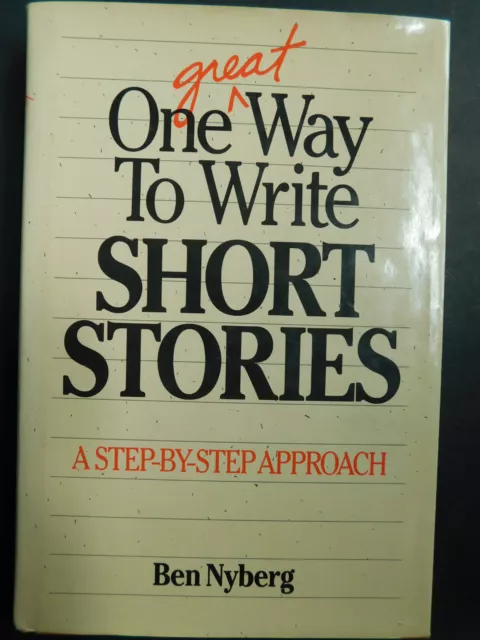 One Great Way to Write Short Stories HOW TO BOOK writing story planning