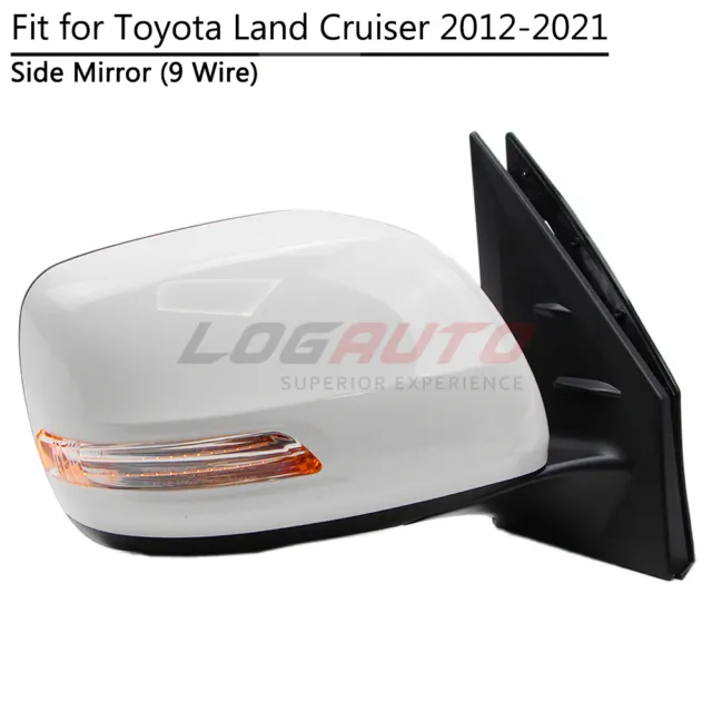 For Toyota Land Cruiser 2012-2021 Rearview Passenger Side Mirror W/ Turn Signal