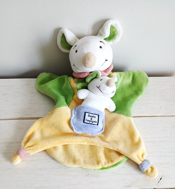 Doudou Marionnette Petite Souris Kaloo | Éveil et Câlins Bébé
