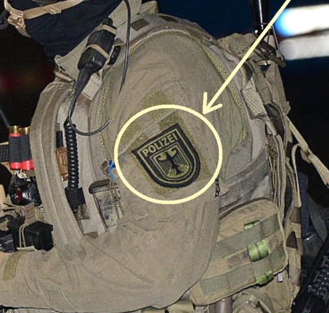 ABZEICHEN BGS BUNDESPOLIZEI Gsg 9 Bpol Oder Umgangssprachlich Sek ...