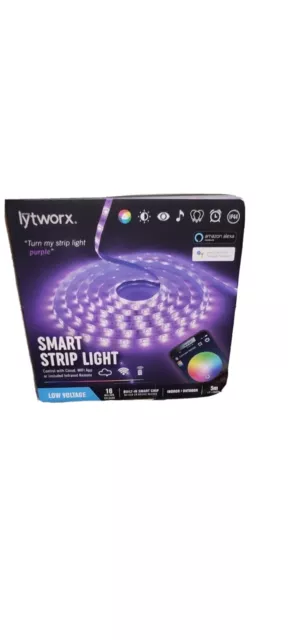 LYTWORX 5M SMART Light Strip Connects to Amazon Alexa or Google