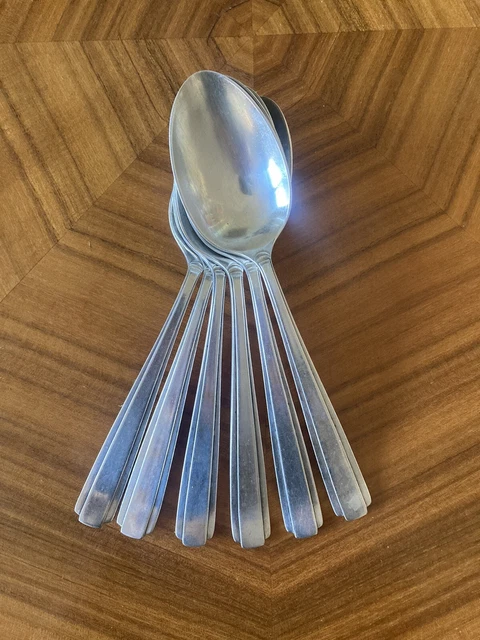 Servizio argento francese vintage, cucchiai di servizio/zuppa