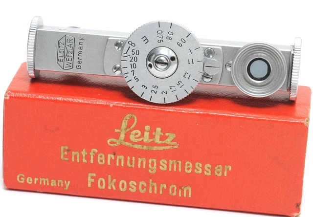 Leitz FOKOSCHROM rangefinder chrome approx. 1950. boxed