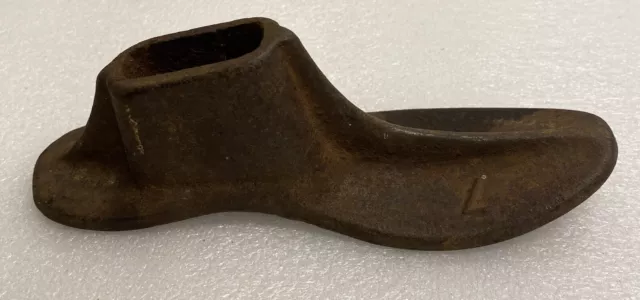 Antique Cobbler Anvil Shoe Repair Form Last Mold Cast Iron Sz 7 Doorstop?