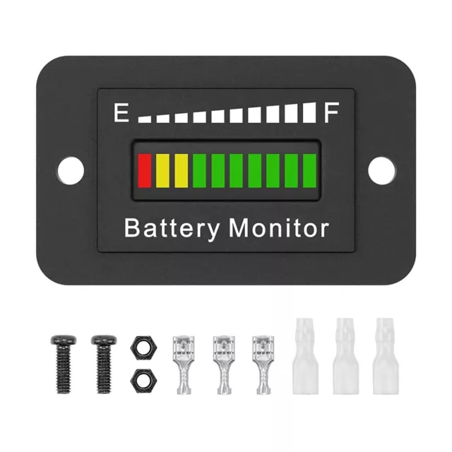 Indicateur de batterie 48V Volt, jauge pour Ezgo Club Car Yamaha Golf Cart LED