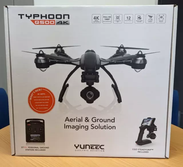 Yuneec Typhoon Q500 4K Quadrocopter RTF Kamera-Drohne - NEU in ungeöffneter OVP