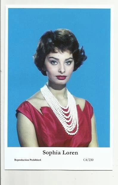 (Bx32) Sophia Loren Swiftsure Photo Postcard (C4/230) Filmstar Pin Up Glamour