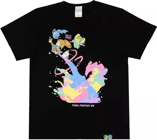 FINAL FANTASY XIV T-shirt XL Black VAULTROOM VR x FFXIV