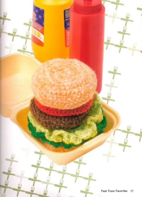 Crochet Pattern Beef Burger