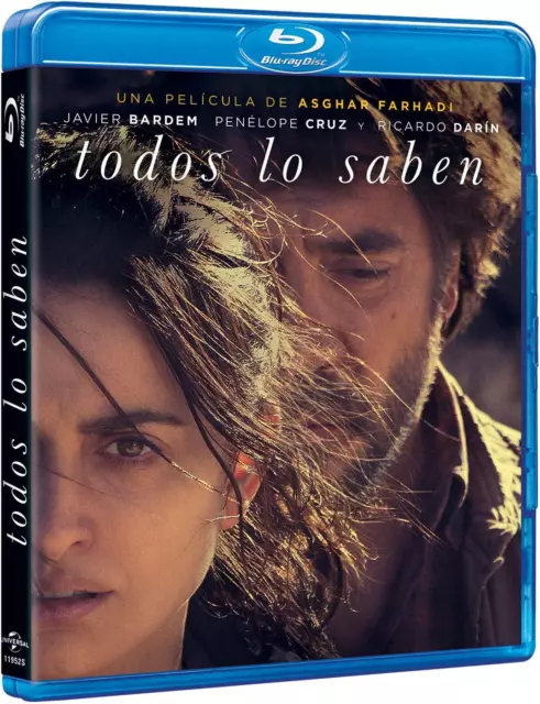 Everybody Knows **Blu Ray B** Penelope Cruz, Javier Bardem Todos Lo Saben