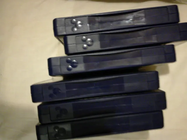 Blue Disney Video Cassette Boxes