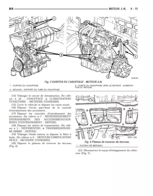 manuel atelier entretien réparation technique Chrysler Grand Voyager 2001 2008 2