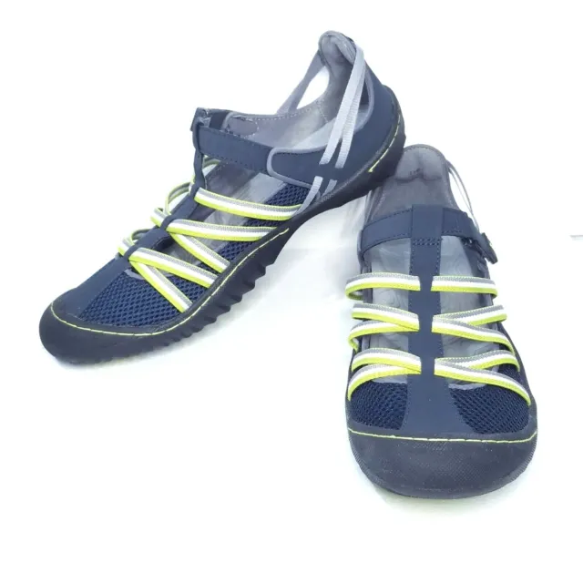 JBU  WOMENS Shoes 11 J-Sport Jetty Encore VEGAN Sandals BLUE Mesh JAMBU