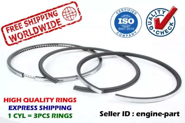 Piston Rings Set 80mm STD for Fiat NIssan Opel Renault Vauxhall 08-424900-00