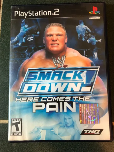 WWE SmackDown Here Comes the Pain (Sony PlayStation 2, 2003) no manual