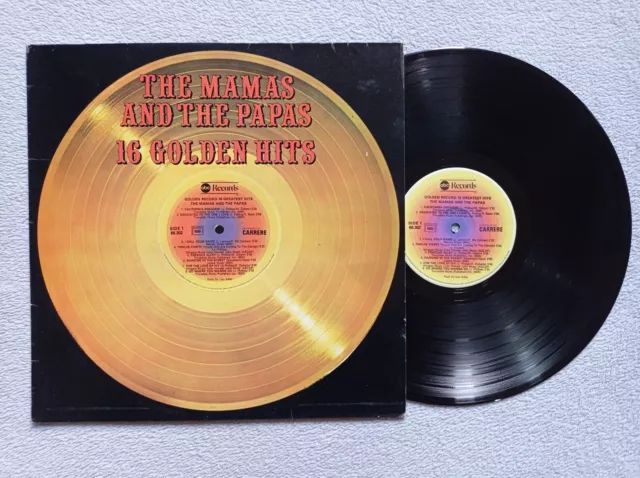 LP 33T THE MAMAS AND THE PAPAS "16 Golden hits" ABC RECORDS 68302 FRANCE 1973 -