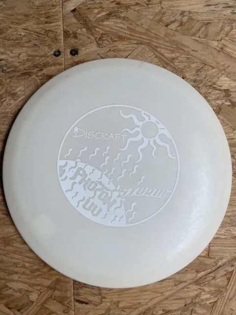 Storm X 173g Photon UV blanc/violet OOP NEUF Discraft PRIME Disc Golf Rare