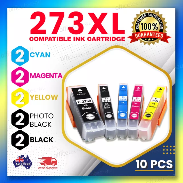 10x Non-OEM Ink Cartridge 273XL for Expression XP510 XP600 XP610 XP720 XP820