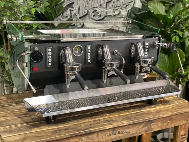 Kees Van Der Westen Mirage 3 Group Black & Mirage Sides Espresso Coffee Machine