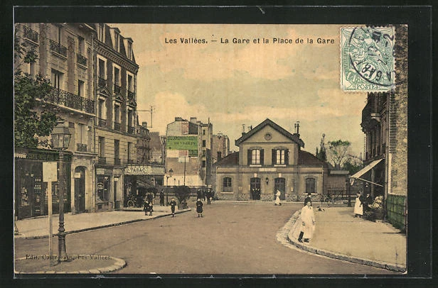 CPA LAROCHE-MIGENNES, LA Passerelle de la Gare 1916 EUR 2,00 - FR
