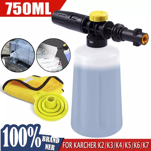 Premium Snow Foam Lance Cannon Bottle Gun for Washer Karcher K2-K7 Car Washing a