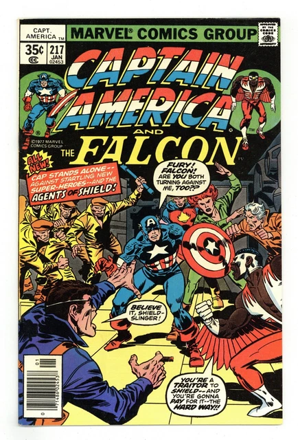 Captain America #217 VF- 7.5 1978 1st app. Quasar aka Marvel Man aka Marvel Boy