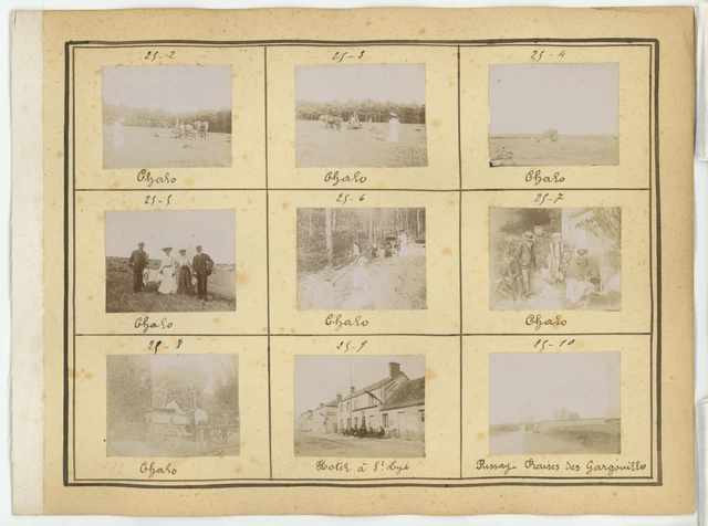 France, Chalo-Saint-Mars, Saint-Lyé, Pussay, diverses vues des cités  vintage si