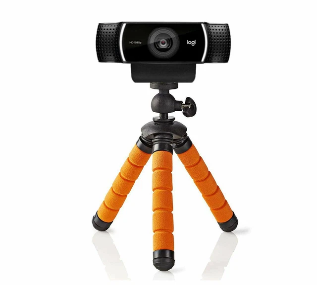 Tripod 10W Treppiede Per Webcam Logitech C920 Brio 4K C925e Microsoft - Foto 8