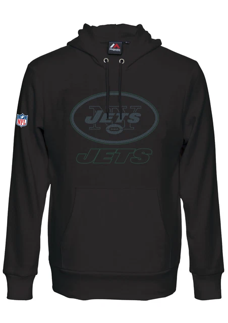 NFL New York Jets Ny Hoody Hoodie Pullover con Cappuccio Heathly Felpa Calcio