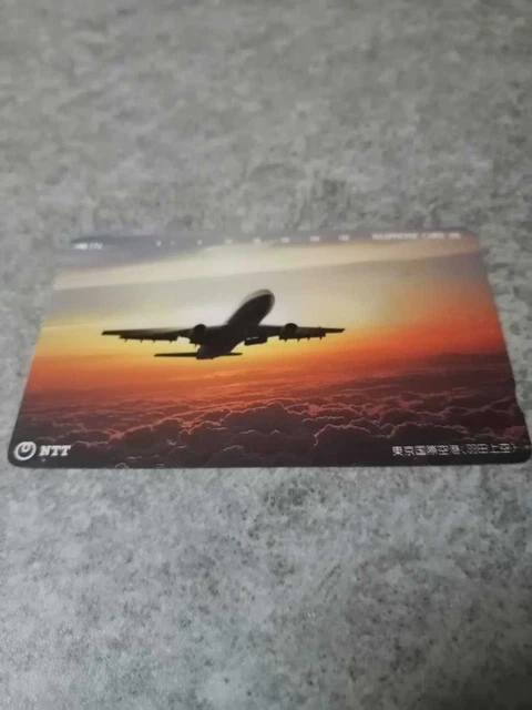 Telephone card 105 degrees Unused items Tokyo International Airport Instant de